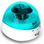 Mini Centrifuge D1008 Cyan Color lid closed
