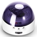 Mini Centrifuge D1008 Indigo color lid closed